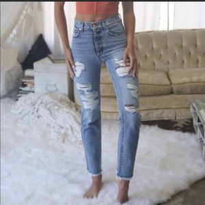 REVICE high waisted ex-boyfriend denim jeans